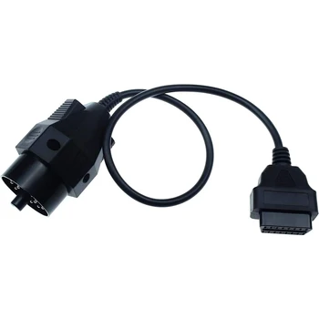 Переходник с 20 контактов на 16 контактов Черный E36 E38 E39 E46 E53 Инструмент для ремонта соединительного кабеля 1шт Пластик премиум-класса