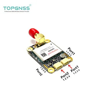 Разработанный на базе модуля ZED-F9P F9, высокоточный GNSS-приемник RTK может использоваться в качестве базовой станции, а rove TOPGNSS TOP3509