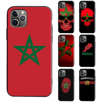 Чехол с флагом Марокко для iPhone 11 14 13 Pro Max SE 2020 6S 8 7 Plus X XR XS Max 12 Pro Max mini Чехол для телефона
