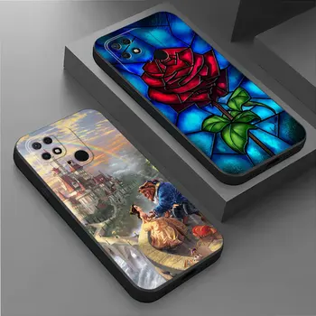 Чехол Disney Beauty and the Beast для Xiaomi Mi 13 CC9 Pro 11T 12T 10T Pro Note 10 Pro 11 Lite 9 9T 12S 12 Lite Силиконовый чехол