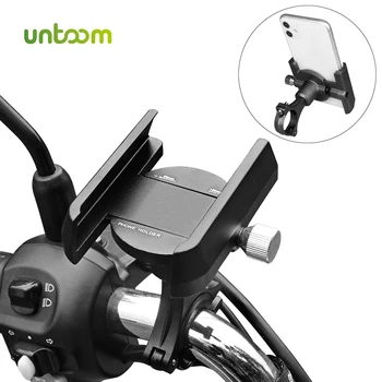 Untoom Велосипед Держатель телефона Мотоцикл Подставка для мобильного телефона Крепление для скутера Зажим для руля велосипеда для iPhone Samsung Xiaomi Кронштейн GPS