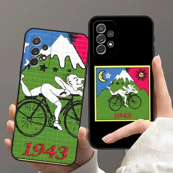Чехол Для Телефона LSD Albert Hofmann Bicycle Day Samsung S22 S23 S30 S21 S20 S9 S10 S8 S7 S6 Pro Plus Edge Ultra Fe Lite Coque