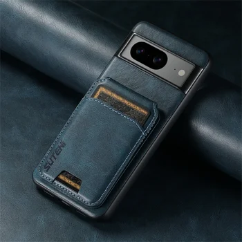 Роскошный кожаный чехол для мобильного телефона Google Pixel 6 6A 7 7A 8 8A Pro Противоударный ретро
