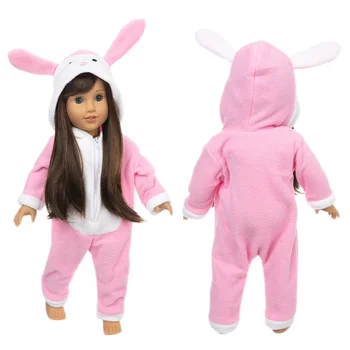 Теплый костюм Кролика подходит для Американской Девочки 18-Дюймовая кукла american girl alexander кукольная одежда аксессуары для кукол лучший подарок