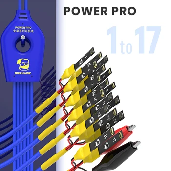 MECHANIC Power Pro от 1 до 17 для обнаружения телефона Andriod, ремонта загрузки, тестирования тока линии, управления кабелем SAMSUNG
