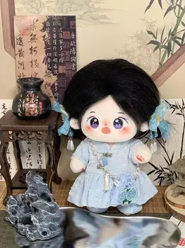 Новое платье для милой девушки в китайском стиле, костюм с лентой для волос, костюм 20 см, без атрибутов, плюшевая кукла, переодевание, наряд, подарок для косплея