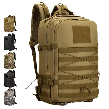 45-литровый большой походный рюкзак, мужской камуфляжный армейский рюкзак Molle, военная сумка для альпинизма, треккинга, Mochila на открытом воздухе