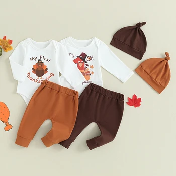 Bmnmsl Комплект штанов для новорожденных из 3 предметов Для маленьких девочек и мальчиков, комбинезон с надписью 