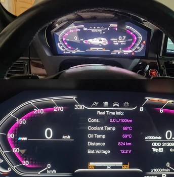 для BMW X5 E70 ЖК-Измеритель Скорости Приборной панели Автомобиля Digital Cluster Instrument