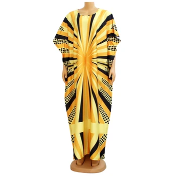 Женская юбка в африканском стиле для отдыха с геометрическим рисунком, рукав 