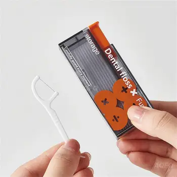 Автоматический дозатор зубной нити Эффективный Компактный Размер Изысканный корпус коробки Для чистки зубов Принадлежности для ухода за полостью рта Коробка для зубной нити