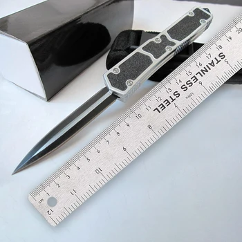 Нож Micro OTF Tech Серии SC 440 Со Стальным Лезвием Твердостью 57HRC Из Авиационного алюминиевого Сплава + Стальная Песочная Ручка Нож Для Самообороны