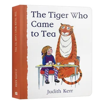 Тигр, который пришел к чаю, Детские книжки для малышей 1, 2, 3 лет, Английская книжка с картинками, 9780008280581