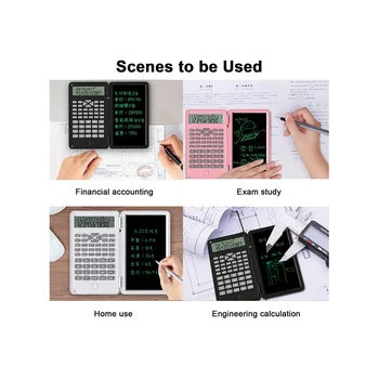 Научные калькуляторы, настольный карманный калькулятор с 12-значным ЖК-дисплеем для домашних школьных собраний и учебы, синий