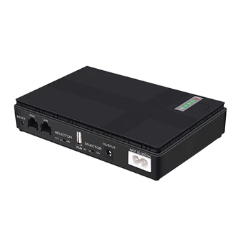 1 Комплект 9V 12V Источник Бесперебойного Питания Mini UPS USB POE 10400mAh Резервная Батарея Для Wifi-Маршрутизатора CCTV (Штепсельная вилка США)