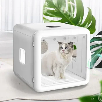 Ящик для сушки домашних животных Автоматический фен для кошек Шкаф для ультрафиолетовой стерилизации Умный Ящик для сушки Домашний фен для собак Аксессуары для собак Подарок