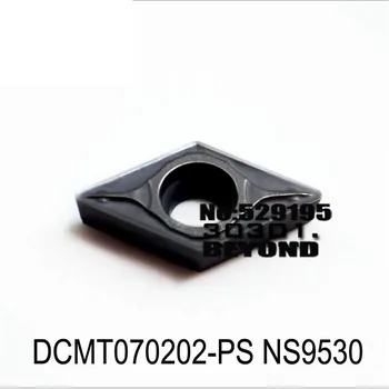 Оригинальный DCMT DCMT0702 DCMT070202-PS DCMT070204-PS DCMT070208-PS NS9530 Резец для токарных инструментов с твердосплавной пластиной