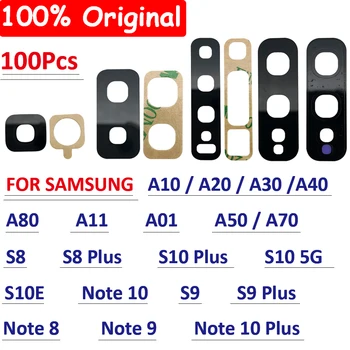 100шт, Оригинальный Клей для Стеклянных Линз Задней камеры Samsung A10 A20 A30 A40 A50 A70 A80 A11 A01 Note 8 9 10 Plus S8 S9 S10 5G