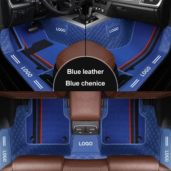 Полное покрытие Индивидуальные Двухслойные Автомобильные Коврики с Проволочным Кольцом для Mazda All Model Cx-5 3 Mx5 626 Mazda Auto Accessories Styling