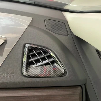 Для Honda Odyssey 2022 ABS Карбоновое Волокно Дерево передняя Приборная Панель Выход Кондиционера Переменного Тока Вентиляционная Наклейка Крышка Панели 2шт