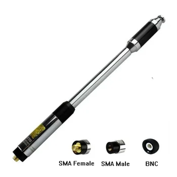 Антенна RH770 С Высоким Коэффициентом усиления Двухдиапазонный Штекер SMA/SMA Female/BNC RH-770 Телескопическая Антенна Для Радио Kenwood BAOFENG UV-5R UV-82