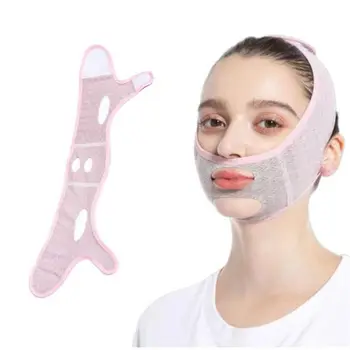 Восстанавливающая маска для подтяжки подбородка, пояс для подтяжки лица, V-образные маски для лица, маска для коррекции фигуры, маска для сна, ремешок для похудения лица