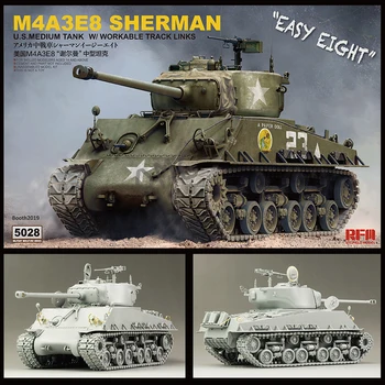[Модель Ryefield] RFM RM-5028 1/35 M4A3E8 Средний танк 