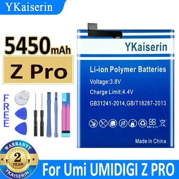 5450 мАч YKaiserin Аккумулятор Для Umi UMIDIGI Z Pro ZPro Bateria