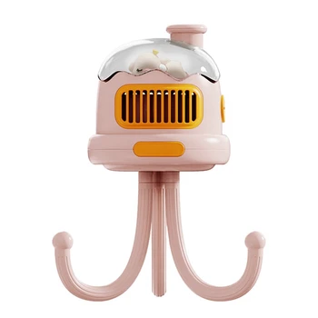 Портативный Вентилятор Для коляски USB Перезаряжаемый Бесшумный Детский Ручной Безлопастной Вентилятор С Клипсой на открытом Воздухе
