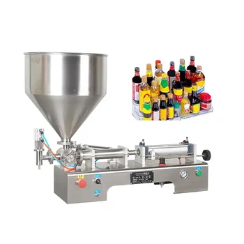 Оборудование для Розлива Томатного Соуса с Содовой Водой/Соусом Чили, Коммерческая Машина Для Упаковки пасты 5-5000 мл