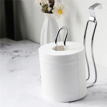 Минималистичный настенный держатель рулона туалетной бумаги, креативная подвесная железная художественная полка для бумажных полотенец, предметы для хранения на домашней кухне и в ванной комнате