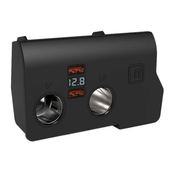 Автомобильное зарядное устройство для телефона USB-разветвитель Один на двоих Быстрая зарядка для Volkswagen Golf 6 MK6