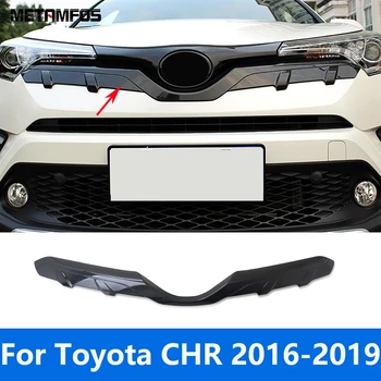 Для Toyota C-HR CHR 2016 2017 2018 2019 Передняя Сетчатая решетка из углеродного волокна, Гоночная Решетка, Накладка на решетку, Аксессуары для Стайлинга автомобилей