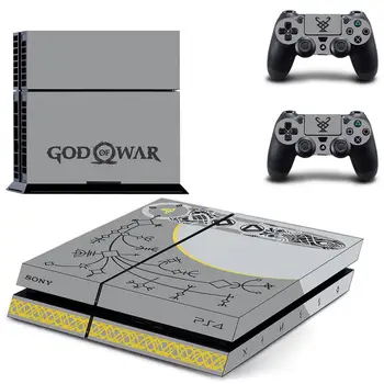 Игра God of War Наклейка для кожи PS4, наклейка-наклейка для консоли и контроллера PS4, толстые скины, винил