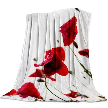HX фланелевые одеяла с цветочным принтом, модное тонкое одеяло с 3D принтом для сна, лоскутное одеяло для путешествий, портативные лоскутные одеяла, Прямая поставка