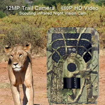 PR300 PRO 16MP HD 1080P Камера для охоты на диких животных, Фотоловушки ночного видения на открытом воздухе, обнаружение монитора видеонаблюдения