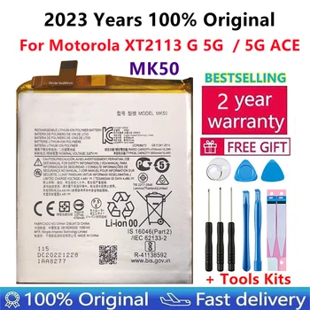 100% Оригинальная Новая высококачественная сменная батарея MK50 емкостью 5000 мАч для аккумуляторов мобильных телефонов Motorola Moto MK50 Bateria