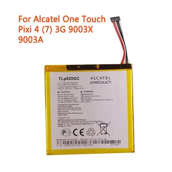100% Оригинальный высококачественный Аккумулятор TLP025GC емкостью 2580 мАч Для Alcatel One Touch Pixi 4 (7) 3G 9003X 9003A Аккумулятор Мобильного Телефона