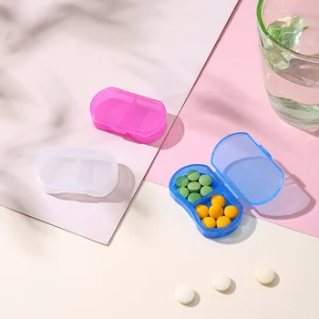 1шт 2 Сетки Мини-коробка для таблеток Портативные Таблетки Медицина Футляр для лекарств Коробка Секретный тайник Контейнер для таблеток Инструмент