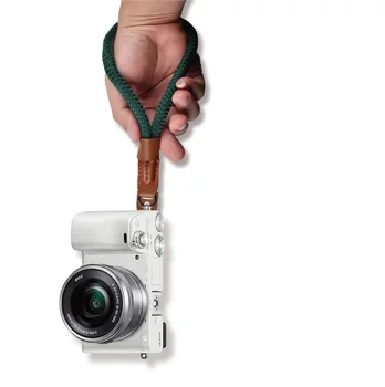 Ремешок для камеры на запястье Регулируемый ремень с нейлоновой тканью, совместимый с зеркальной камерой Canon Sony Leica