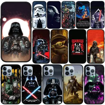 Чехол для Apple iPhone 11 15 Pro XS Max X XR 6 7 8 6S Plus + SE 2022 8 + Чехол для телефона S-Stars W-Wars Yodas Darths J-Jedis Vaders
