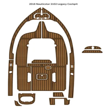 2018 Nauticstar 2102 Legacy Коврик Для Кокпита Лодки EVA Foam Из Искусственного Тика На Палубе Коврик Для Пола