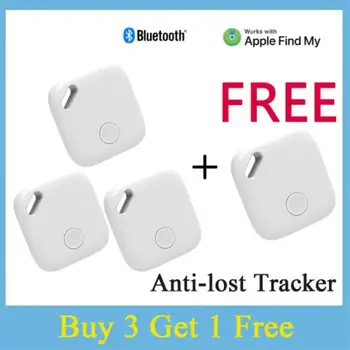 Bluetooth GPS Трекер Smart Air Tag Mini Child Pet Finder Ключ Анти-потерянный Локатор Охранной Сигнализации Для Системы Apple IOS Find My App