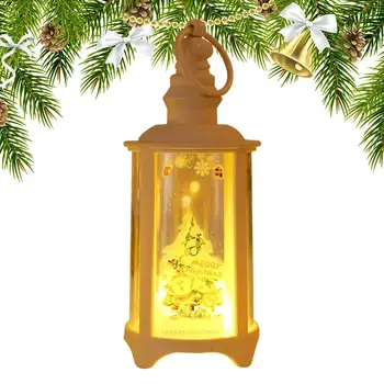 Рождественская лампа, Рождественский фонарь, Лампа для вечеринки, Многоразовый фонарь на Хэллоуин, подвесной ночник для бара, Садовый пейзаж, крытый