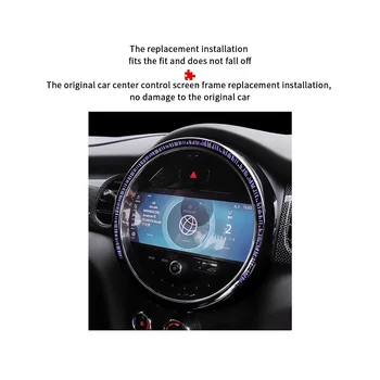 Для MINI Cooper F55 F56 Экран Центральной Консоли Декоративная Рамка для Крышки Центрального Управления Автомобилем Mini F57 2014-2022 8.8