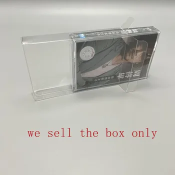 Прозрачная ПЭТ-коробка с дисплеем для хранения кассетных альбомов, коробка с защитным чехлом для коллекции