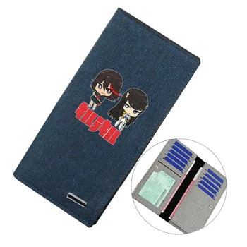 аниме Akame ga KILL!  Кошелек, холщовый портативный многофункциональный держатель для удостоверения личности, кошелек для мальчиков, кошелек для монет, мультяшный повседневный длинный кошелек
