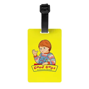 Багажные бирки Good Guys Child's Play для дорожного чемодана Кукла Чаки Конфиденциальность Обложка Имя удостоверение личности