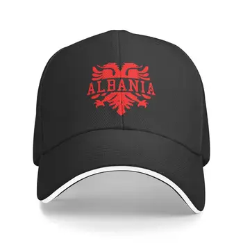 Крутая бейсболка Albania для мужчин и женщин, Персонализированная Регулируемая унисекс, герб Албании с орлом, шляпа для папы, Весна
