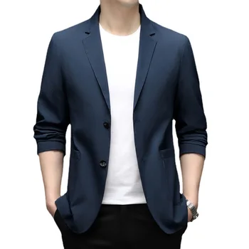 Z182-2023 новый мужской костюм малого размера корейская версия приталенного мужского молодежного пиджака